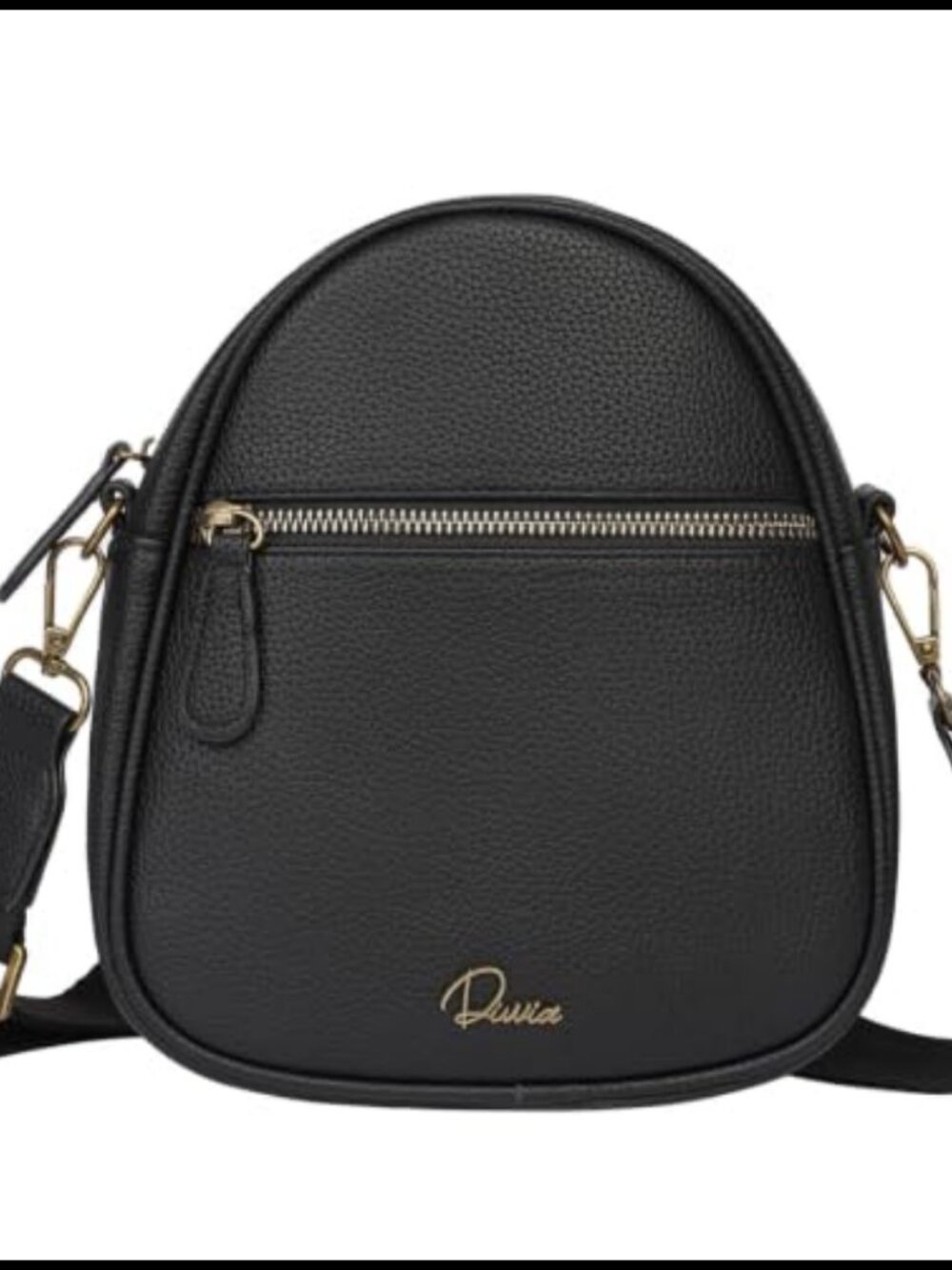 Vegan Leather Mini Crossbody Bag Adjustable Strap Everyday Purse